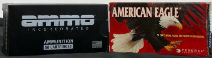 American Eagle & Ammo Inc. 357 Magnum 158gr (JSP & TMC), 100 Rounds, USA-Made, Lot AE357A