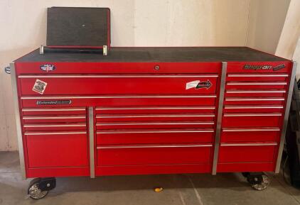 Snap-on KRL1251PJK Rolling Tool Chest with 5 Drawers, Red Finish