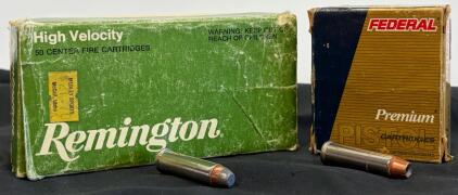 .357 Magnum Ammo Lot, Remington & Federal, 158gr Soft Point & Hydra-Shok JHP, Approx. 120 Rounds