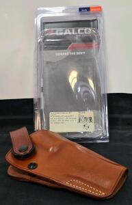 Galco DAO126 Leather Holster For S&W N Frame 4" Revolvers, Right Hand, Tan