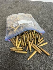 Bulk 7.62x51mm NATO/.308 Brass Rifle Casings, Mixed Headstamp, ~150 Count, Spent, Uncleaned