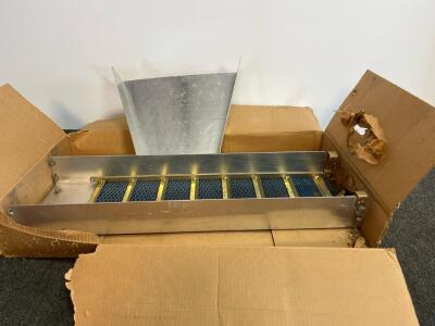 24" Aluminum Gold Sluice Box with Removable Flare and 8 Riffles, Heavy-Duty Construction