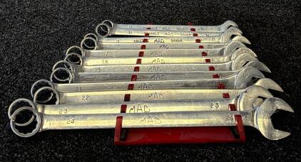MAC Tools Knuckle Saver 12-Piece Metric Combination Wrench Set (13mm-24mm)