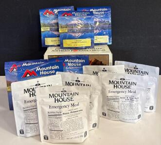Mountain House Assorted Emergency Meal Pouches, 12 Varieties, Factory Sealed With Original Box