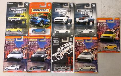 Matchbox 1:64 Die-Cast Collection&mdash;Muscle, Japan Origins, And Special Editions, 9-Pack Factory Sealed