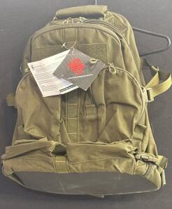 Tacprogear Tactical Backpack, Olive Drab, 35L, MOLLE, Padded Straps, Hydration Compatible