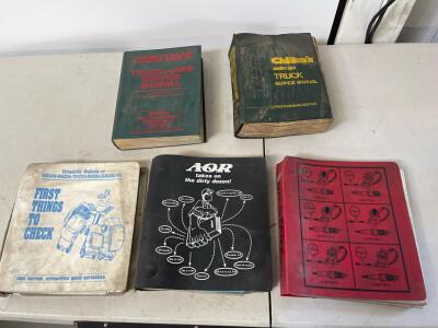 5 Automotive Service Manuals: Chilton's Truck & Van, 1992 Drivability Guide, AQR Dirty Dozen