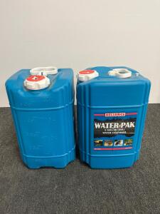 Reliance Water-Pak 5 Gallon (20L) Portable Water Containers With Spigot And Stackable Design