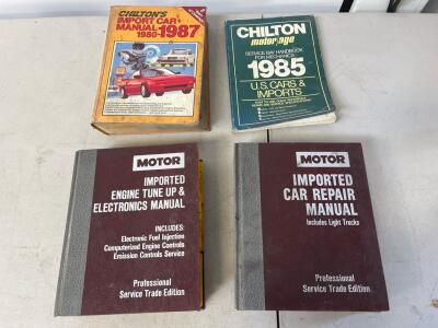 Chilton's Import Car Manual 1980&ndash;1987 And Motor Imported Car Repair Manual 1974&ndash;1983