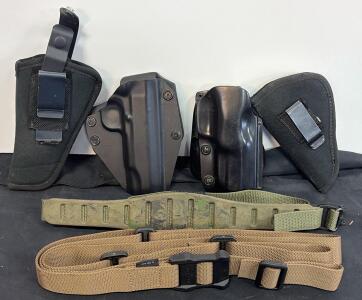 Alien Gear & Galco OWB Holsters, Brauer Bros Nylon Holsters, Magpul MS1 And Padded Slings