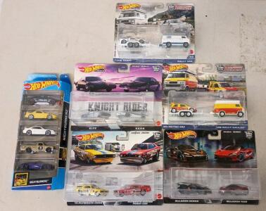 (15) Hot Wheels Premium 2-Pack, McLaren Senna & McLaren 720S, 1:64 Scale, HBL96 Metal/Metal, Real Riders