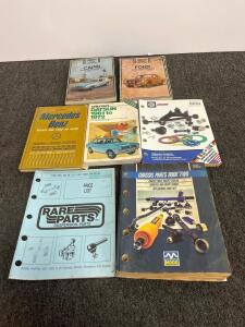 Vintage Mercedes Benz, Ford Courier, Capri Service Repair Manuals 1960s-1977, Clymer & Glenn&rsquo;s, Vintage Automotive Catalogs, Manuals & Price Lists: MOOG, NAPA, Chilton, Rare Parts