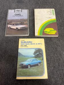 Renault, Opel, And Subaru Repair Manuals: 1964&ndash;1982, Chilton & Clymer, Multiple Models