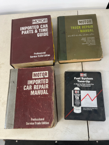 Motor Truck & Imported Car Repair Manuals, Champion Fuel System Guide, 1980s-90s, Set Of 4