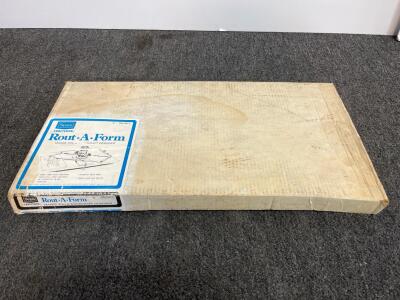 Sears Craftsman Rout-A-Form Router Pantograph Attachment, Model 25181C, Boxed With Templates