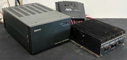 Icom IC-PS15 13.8V 20A Linear Power Supply & Space Warp 225 Plus RF Amplifier With Pre-Amp