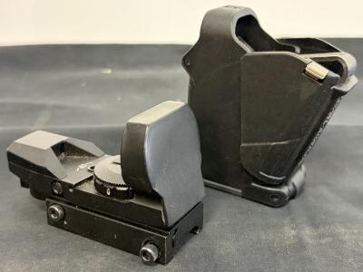 Maglula UpLULA Universal Pistol Magazine Loader 9mm-.45ACP & NcSTAR Reflex Red Dot Sight