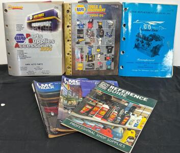 7 Automotive Parts Catalogs & Guides: NAPA, LMC Truck, Tools, Engines, Lubrication, 1992&ndash;2012