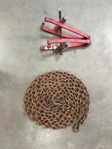 Chain , 23 lbs, Steel Construction