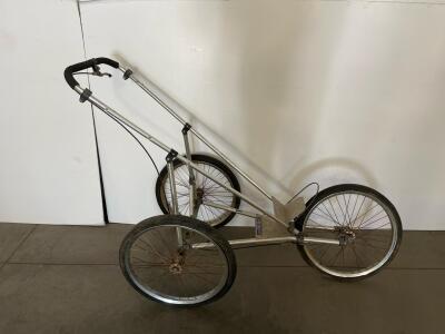 The Baby Jogger Original Model Jogging Stroller, 1984, Aluminum Frame, 20" Wheels