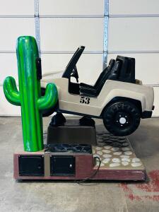 Zamperla Jeep Or Sand Buggy Themed Kid Kiddie Ride, 1 Or 2 Seat