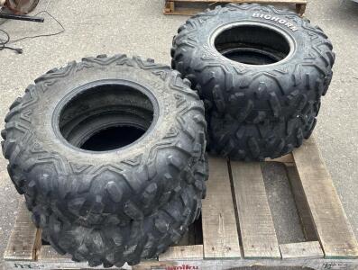 Maxxis Bighorn AT26x9R12 6-Ply Radial Off-Road ATV/UTV Tires - Set Of 4