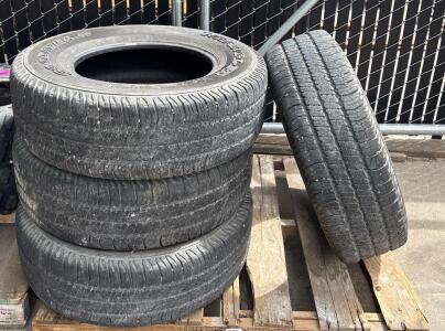 Goodyear Wrangler P255/75R17 113S M+S Radial Tires - Set Of 4, All-Season, Light Truck/SUV
