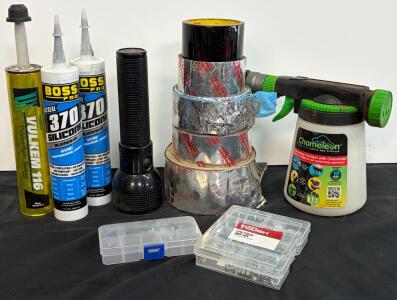 Tremco Vulkem 116, BOSS 370 Sealant, Chameleon Sprayer, Venture Tape, Hardware Kits