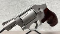 Smith & Wesson 642 Lady Smith Revolver, .38 Special +P, 1.875" Barrel, Stainless, Rosewood Grip - 2