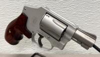 Smith & Wesson 642 Lady Smith Revolver, .38 Special +P, 1.875" Barrel, Stainless, Rosewood Grip - 3