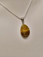 Picture Jasper Stone Necklace on .925 Chain - 4