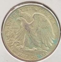 1943 XF45 Walking Liberty Silver Half Dollar - 4