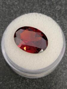 10.60ct Pigeon Blood Red Ruby VVS Faceted Diamond Cut Gemstone
