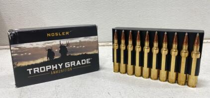 Nosler Trophy Grade 338 RUM 225gr AccuBond, Box of 20, 2975 fps, 4421 ft-lb
