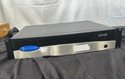 Crown CTs 600 two-channel power amplifier.No cords, unable to test