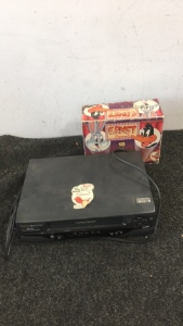 VHS Player, Set of (10) VHS Tapes