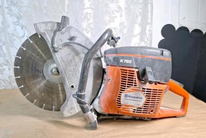 (1) Husqvarna K760 Gas Powered Cut Off