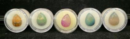 (1) 8.95 ct. Natural Orange Black Dragon Veins Agate Gemstone Cabochon (1)11.90 ct. Peach Green Dragon Vein Agate Gemstone Cabochon (1) 9.90 ct. Green Red Dragon Veins Agate Gemstone Cabochon (1) 10.05 ct. Peach Green Dragon Veins Agate Gemstone Cabochon 