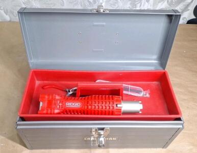 (1) Craftsman Metal Toolbox W/ Inner Tray & Assorted Hand Tools