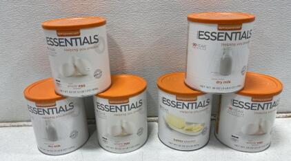 (6) Essentials &ldquo; Be Prepared &ldquo; Cans - Eggs-Butter- Milk