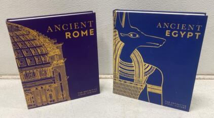 DK Illustrated Hardcover Set: Ancient Rome & Ancient Egypt Definitive Visual Histories