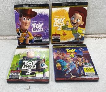 Toy Story 1-4 Ultimate Collector&rsquo;s Edition 4K UHD + Blu-ray + Digital, Disney Pixar, Slipcovers