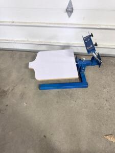Single Color Manual Screen Printing Press, 16" x 14" Platen, 1 Station, Adjustable Clamp