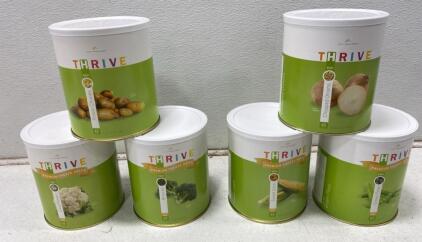 (6) Cans of Thrive Vegetables - Potato- Cauliflower and More