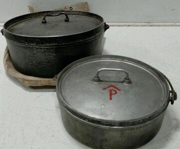 British 1937 Pattern Military Mess Tin Set with Canvas Pouch