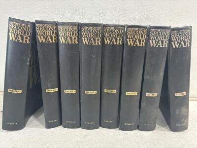 History of the Second World War, volumes 1-8