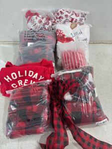 Assorted flannel Pajamas on various sizes.