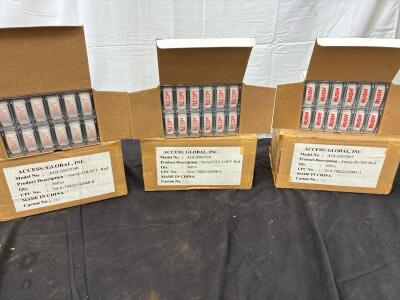 (36)FILE COPY Stamps ,(36) RUSH Stamps,(36) DRAFT Stamps. (6) WILLSON Safety glasses black.