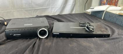 Samsung dvd Player and ASK projector