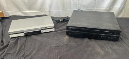Panasonic dvd Video Recorder and Yamaha Sound Disc Player